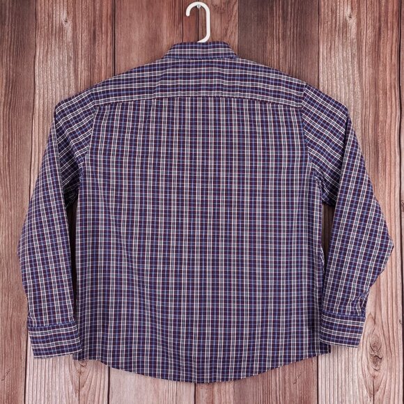 UNTUCKit Mens Size XL Millbrook Plaid Long Sleeve Button Up Performance Shirt - Picture 5 of 16